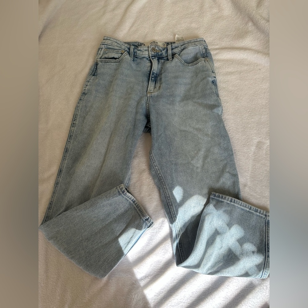 hollister mom jeans